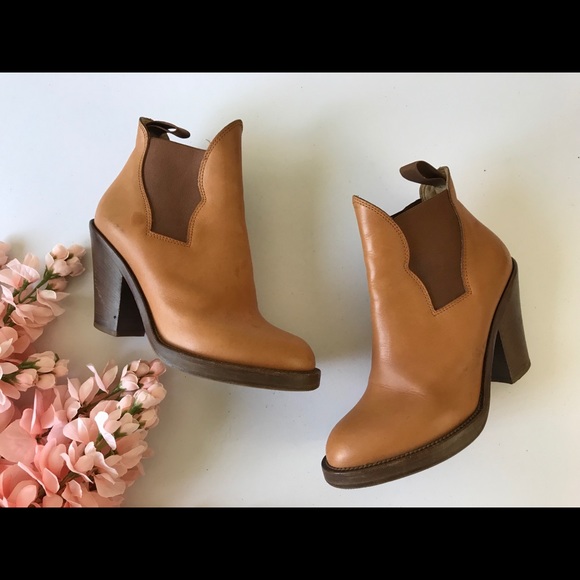 Acne Studios Shoes - Acne Star Brown Boots with Heel